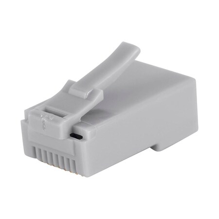 Monoprice 8P8C RJ45 Plug with Inserts for Solid Cat6 Ethernet Cable_ 100 pcs/pac 39229
